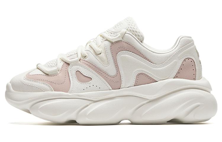 Anta Meowth Shoes Abrasion-Resistant Low-Top Casual Shoes Women's Pink White