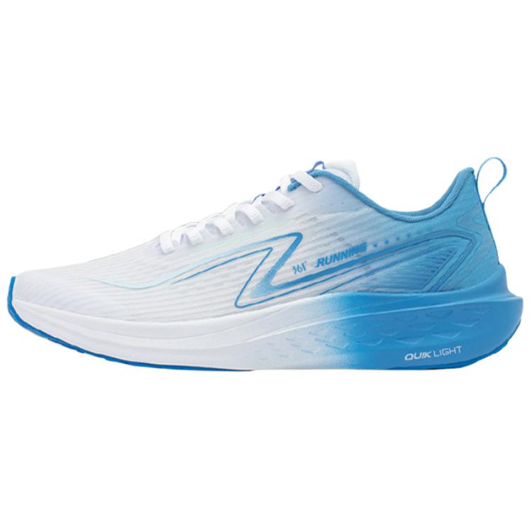 361° Flying Fish 3.0 Cushioning Breathable Low-Top Casual Running Shoes Men's White Blue