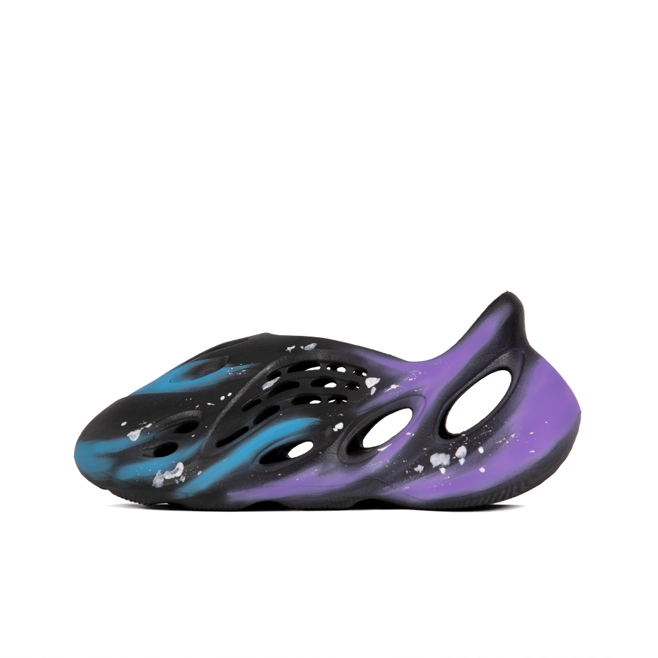 Adidas Originals Yeezy Foam Runner Clogs Unisex Black Blue Purple