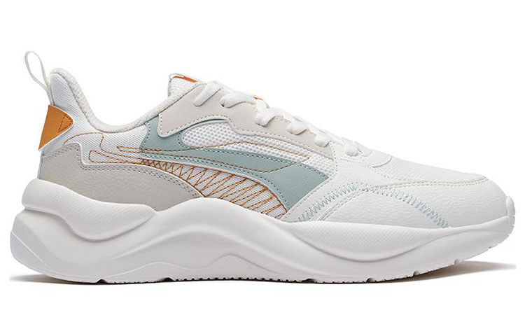 361° Slip Resistant, Abrasion Resistant, Lightweight Low Top Casual Shoes Men's White Gray Green