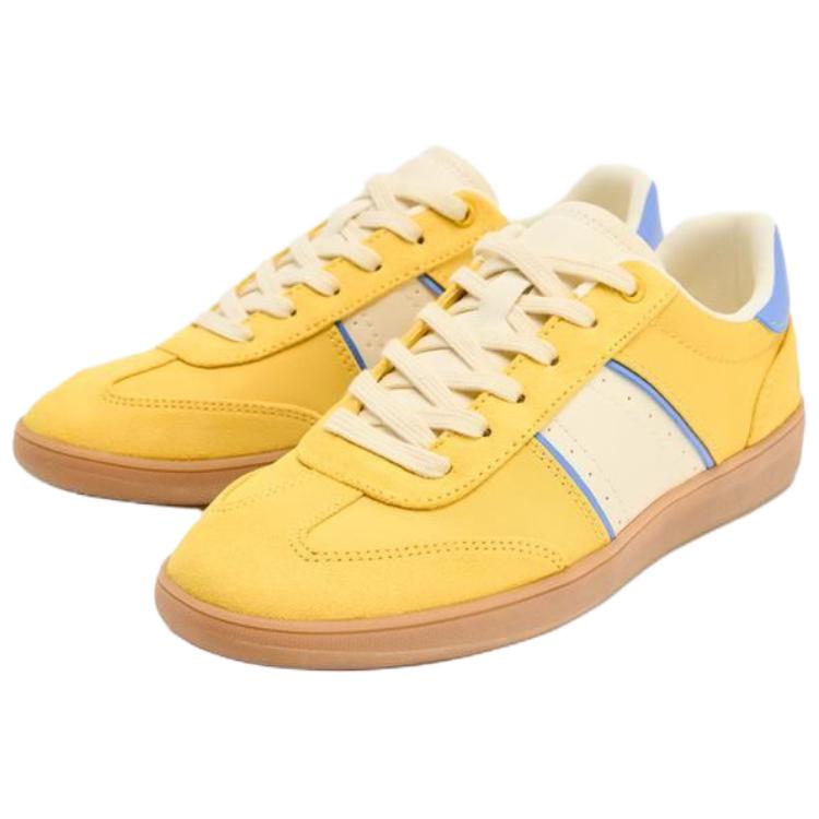 ZARA Low Top Skateboard Shoes Women's Yellow купить в интернет-магазине Yoocart с быстрой доставкой по России.