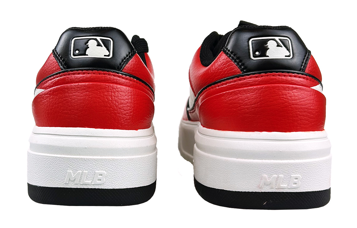 MLB Chunky Liner Impact Resistant Quick Dry Low-Top Skateboard Shoes Unisex Red White Black