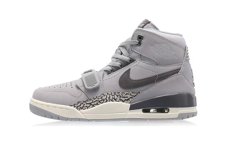 Jordan Legacy 312 High-Top Vintage Basketball Shoes Men's Black Gold