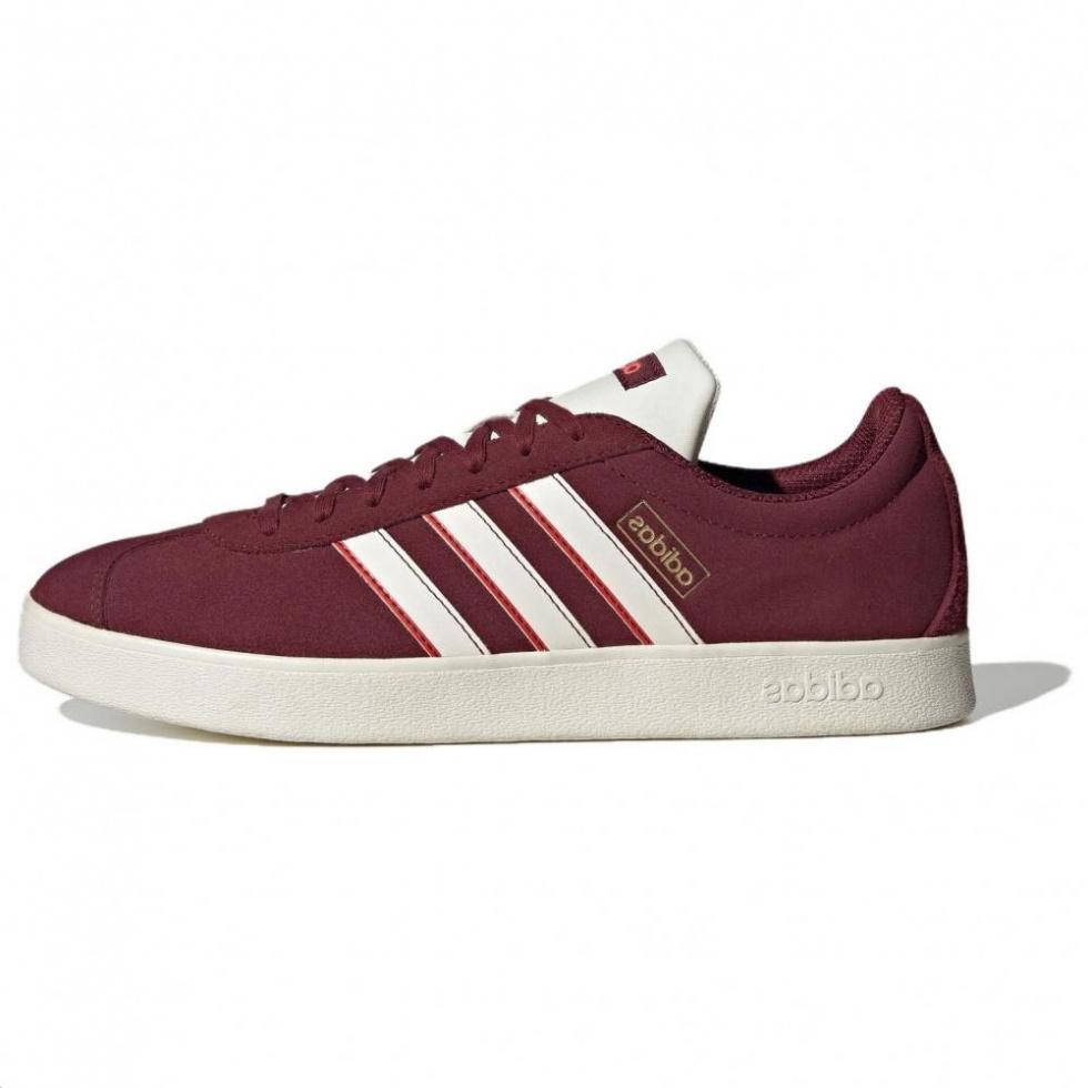 Adidas Vl Court Lifestyle Skateboarding Suede Shoes 'Red'