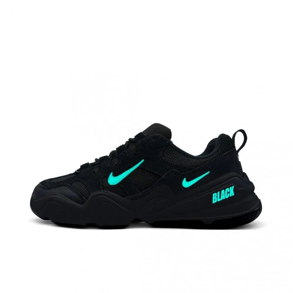 Nike Tech Hera Low Top Casual Shoes Unisex Black Green
