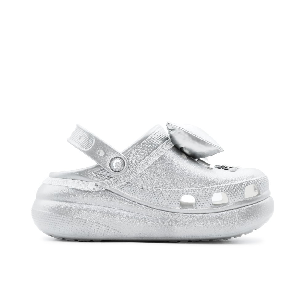 Crocs Crush Clog Clogs Unisex Silver White