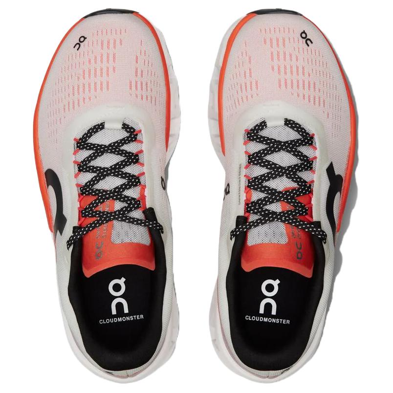 On Running CloudmOnster 2 White Flame Women's