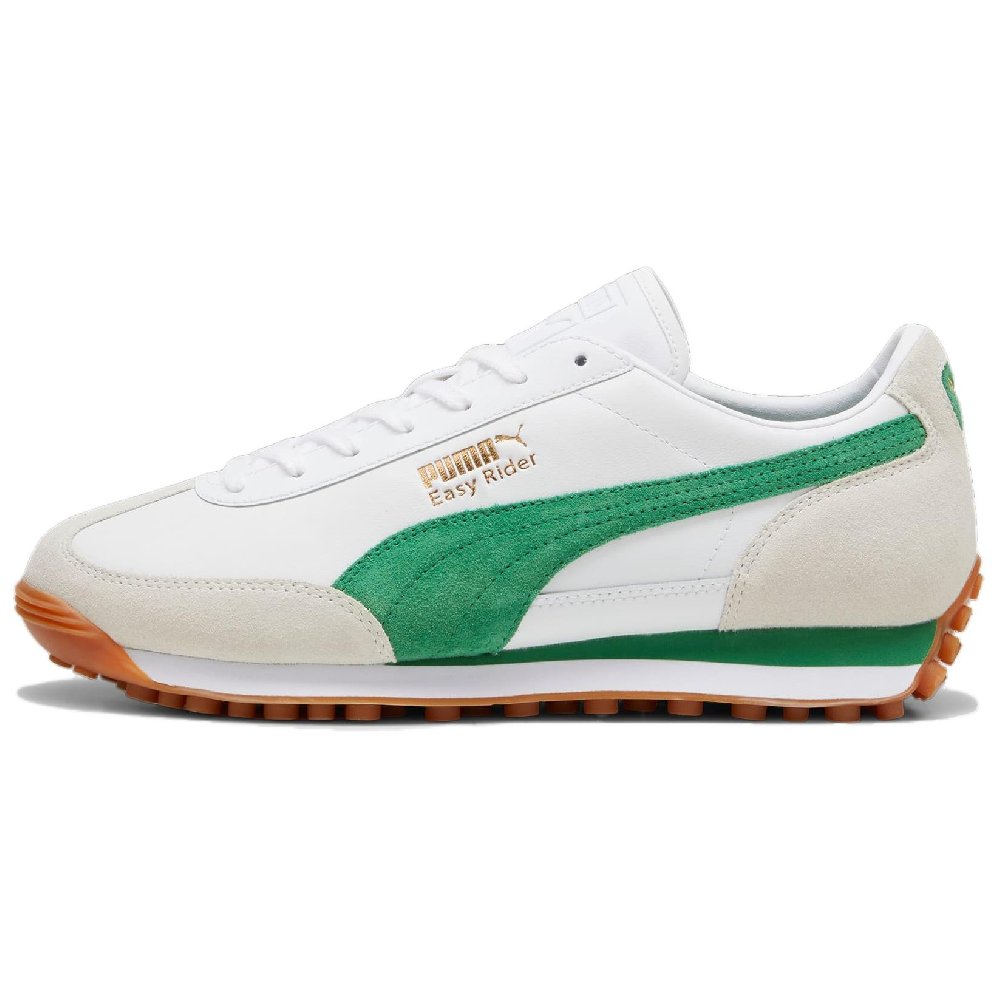 PUMA Easy Rider Low Top Casual Shoes Unisex White Green