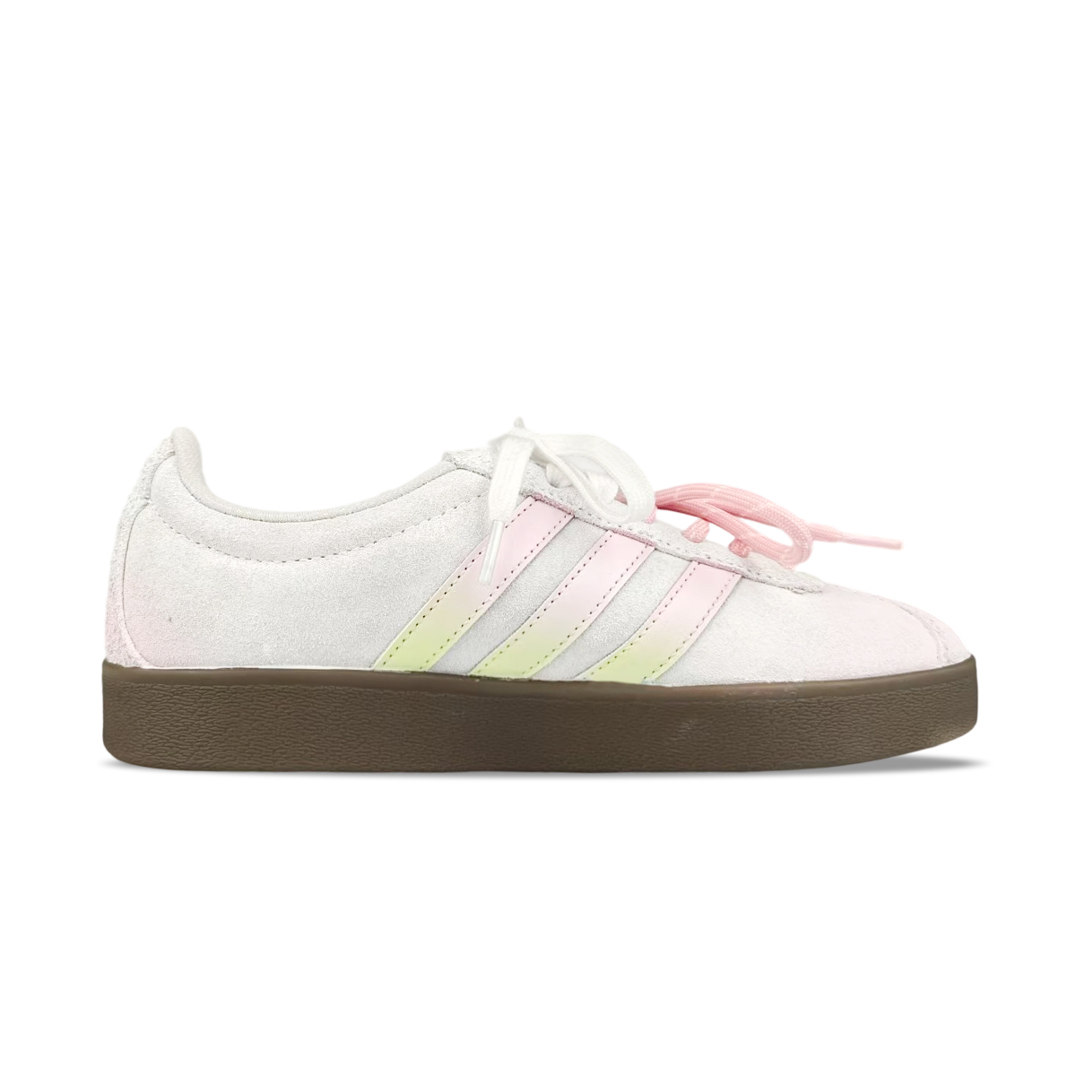 Adidas VL COURT 2.0 Cushioning, Wear Resistant Low Top Skateboard Shoes Unisex Pink White купить в интернет-магазине Yoocart с быстрой доставкой по России.