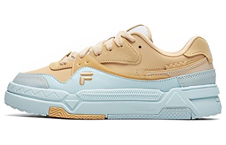 FILA FUSION Bank Skate Shoes 'Yellow Blue' Women's