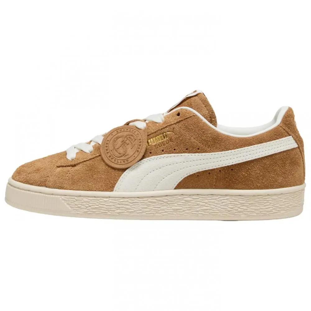 PUMA Suede Skateboard Shoes Unisex Brown White