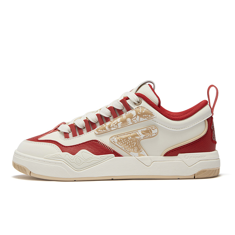 FILA FUSION Nollie Low Top Skateboard Shoes Women's Red