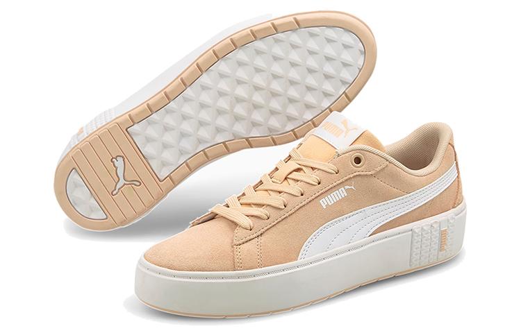 PUMA Smash Platform V2 Suede 'Khaki White' Women's купить в интернет-магазине Yoocart с быстрой доставкой по России.