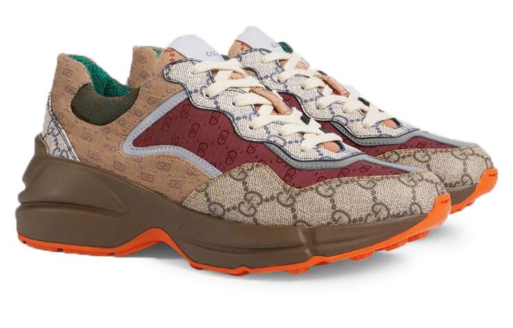 GUCCI Women's Gg Rhyton 'Beige Brick Red' Women's купить в интернет-магазине Yoocart с быстрой доставкой по России.