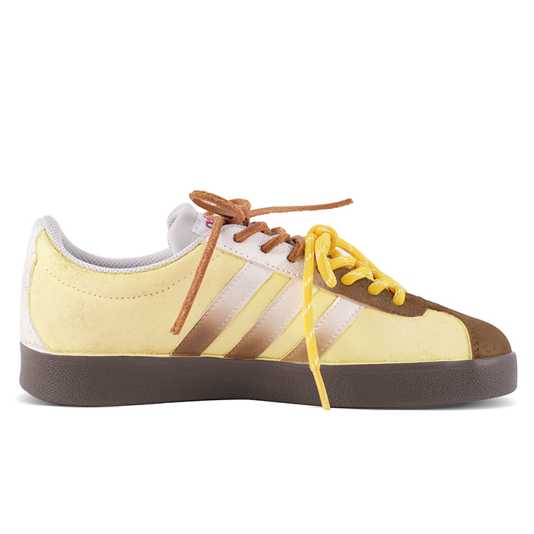 Adidas VL COURT 2.0 Cushioning, Wear Resistant Low Top Skateboard Shoes Unisex Yellow Brown купить в интернет-магазине Yoocart с быстрой доставкой по России.