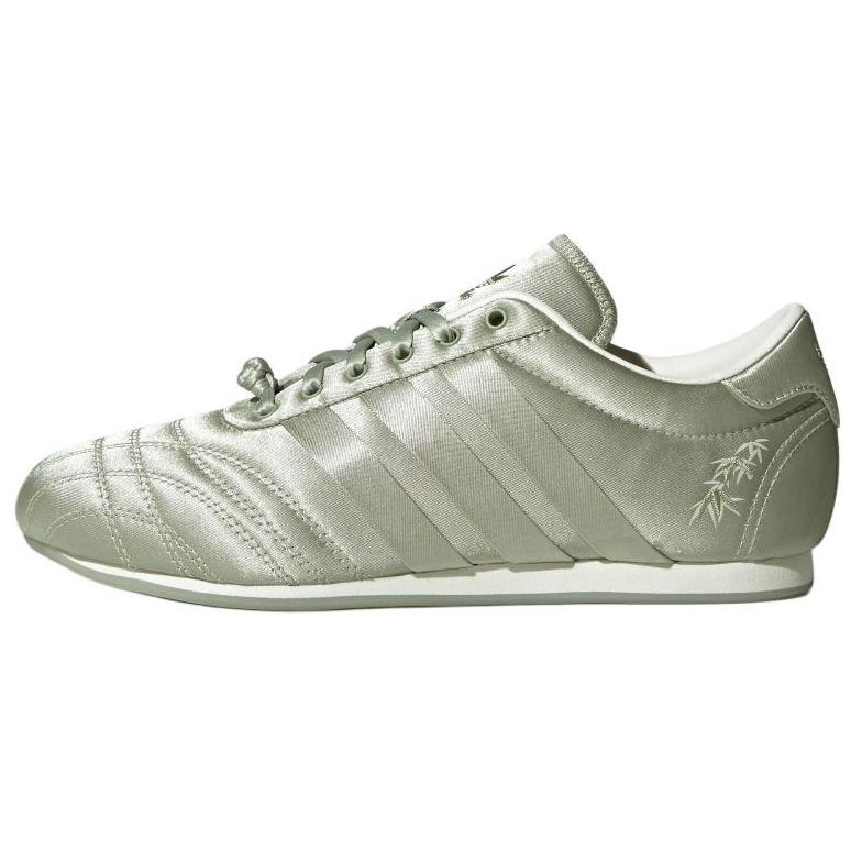 Adidas Originals Taekwondo Anti-Slip Wear-Resistant Low-Top Training Shoes Women's Green
