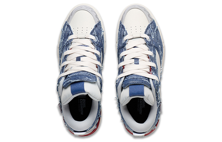 LiNing Wave Pro GOLDEN Low-Top Skateboard Shoes Men's Blue White