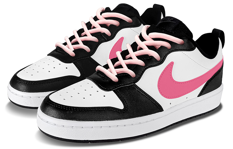 Nike Court Borough Low 2 Slip-Resistant Coverage Low-Top Skateboard Shoes GS Pink Black купить в интернет-магазине Yoocart с быстрой доставкой по России.