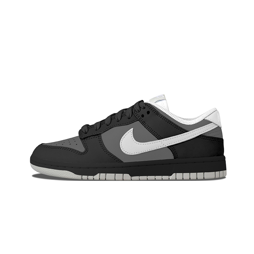 Nike Dunk Elegant Style, Yiduo Low Top Skateboard Shoes Women's Black