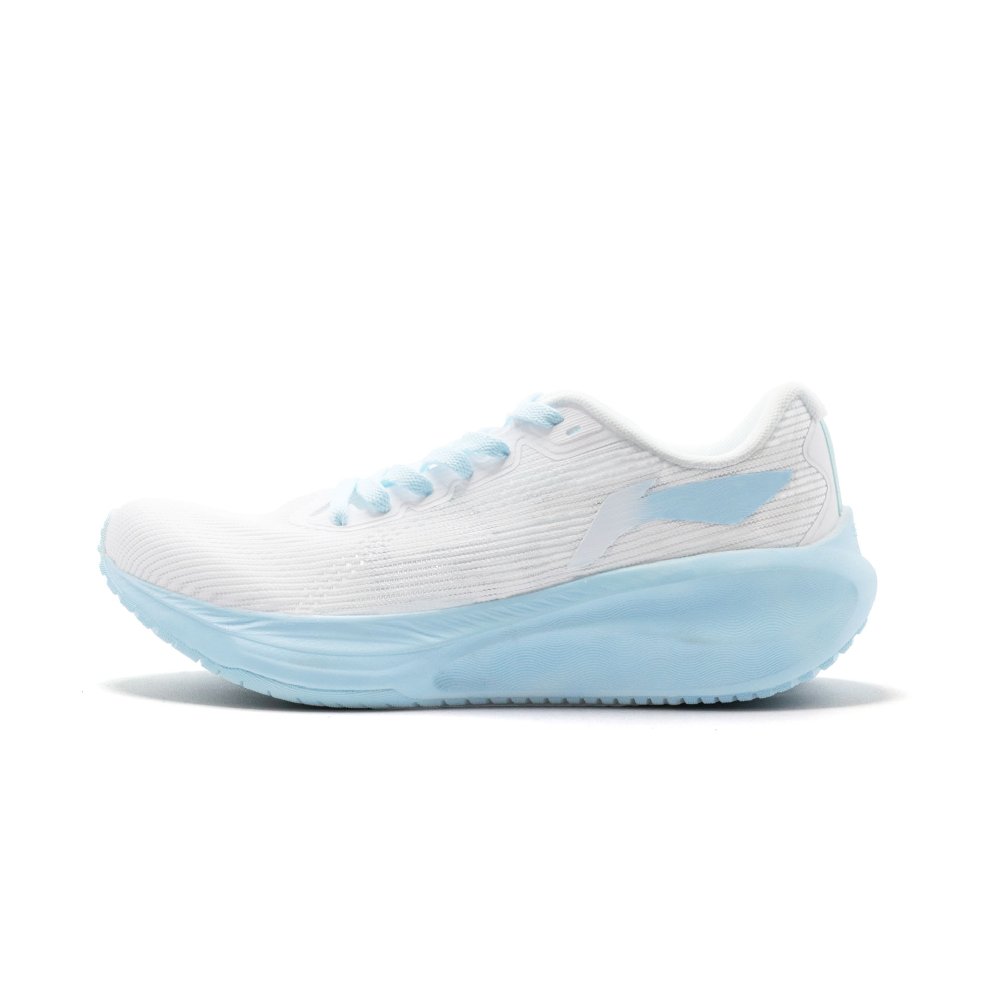 LiNing Wuyue 2.0 Abrasion Resistant Rebound Low Top Casual Running Shoes Men's White Blue