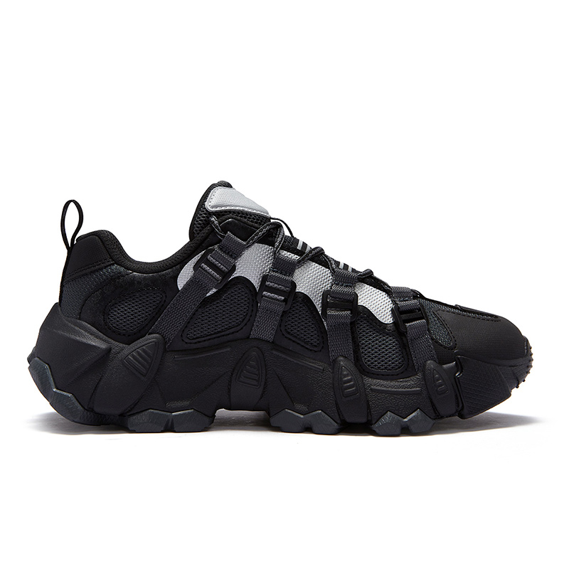 FILA FUSION EXOCET Anti-Slip Wear-Resistant Low-Top Casual Shoes Women's Black Gray