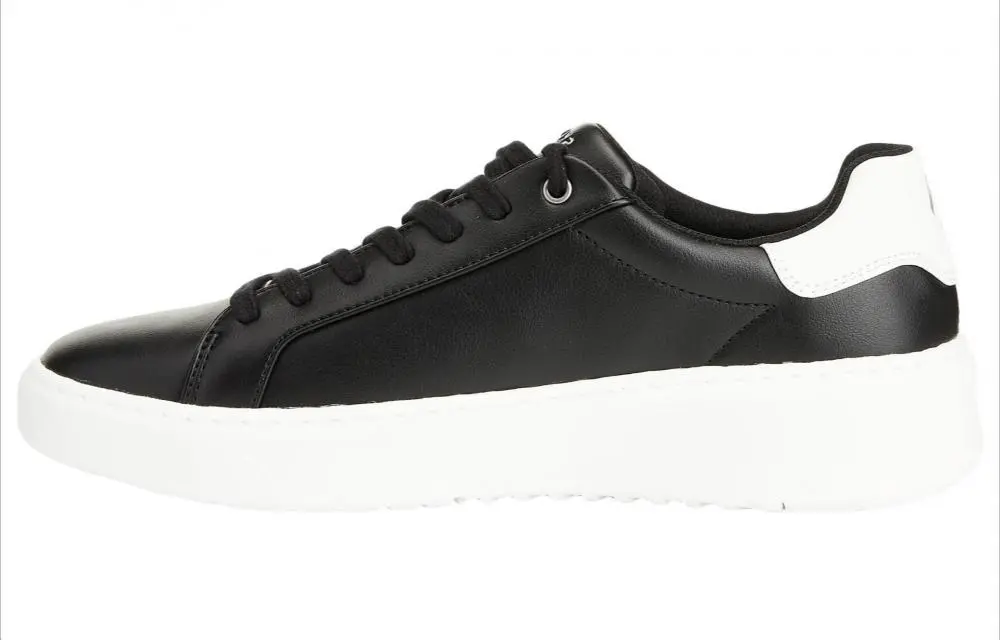 Skechers Cushioning, Wear Resistant Low top Skateboard Shoes Men's Black White