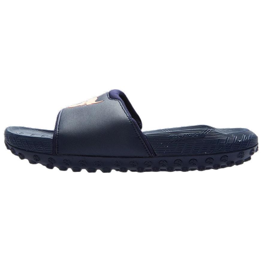 Under Armour Project Rock 3 Slip Resistant Abrasion Resistant Slide Slippers Unisex Blue Orange