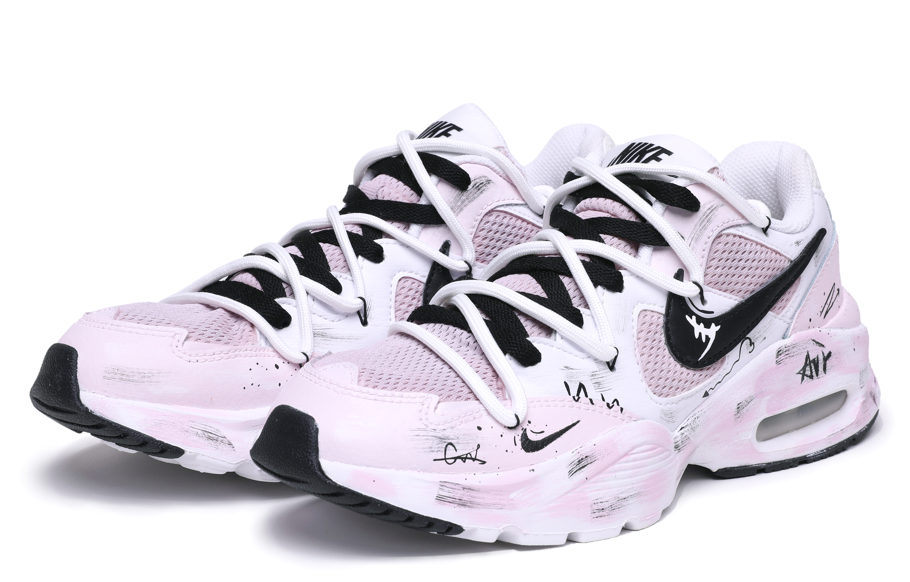 Nike Air Max Fusion Running Shoes Women's Low-Top White/Black купить в интернет-магазине Yoocart с быстрой доставкой по России.