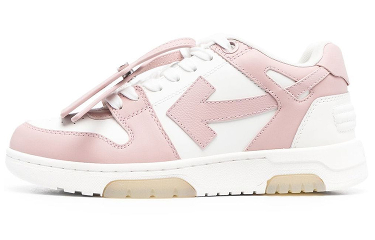 OFF WHITE Out Of Office Low Top Sneaker 'Pink White' Women's