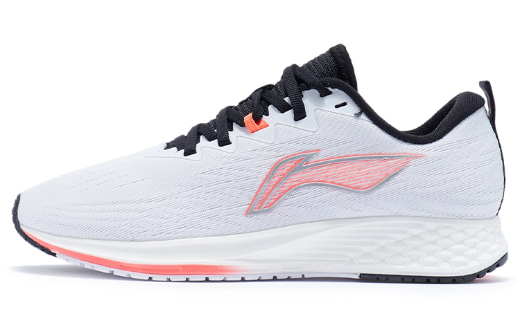 LiNing Red Hare 4 Shock Absorbers Slip Resistant Abrasion Resistant Low Top Running Shoes Women's White