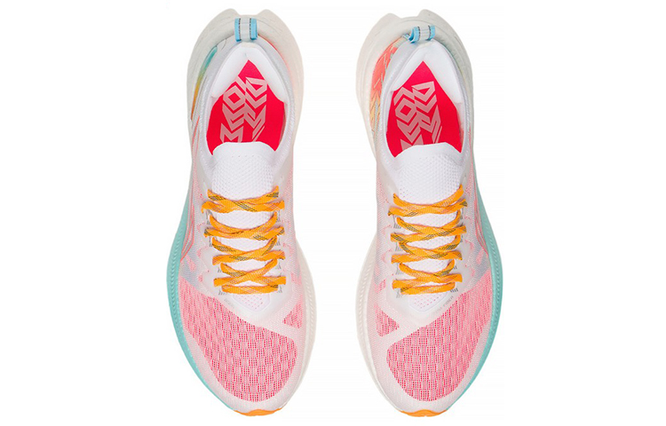 LiNing Cushioning, Slip Resistant, Abrasion Resistant, Breathable, Rebound Low Top Running Shoes Men's White Pink Blue купить в интернет-магазине Yoocart с быстрой доставкой по России.