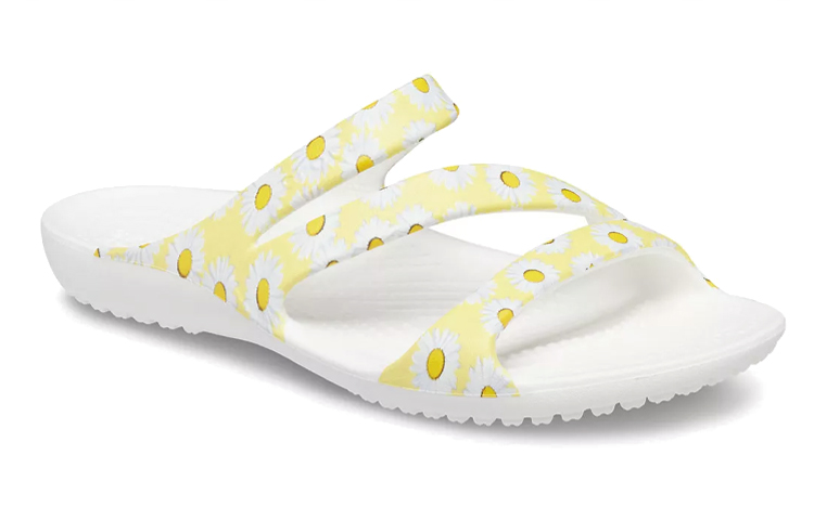 Crocs Kadee Slide Slippers Women's White/Yellow