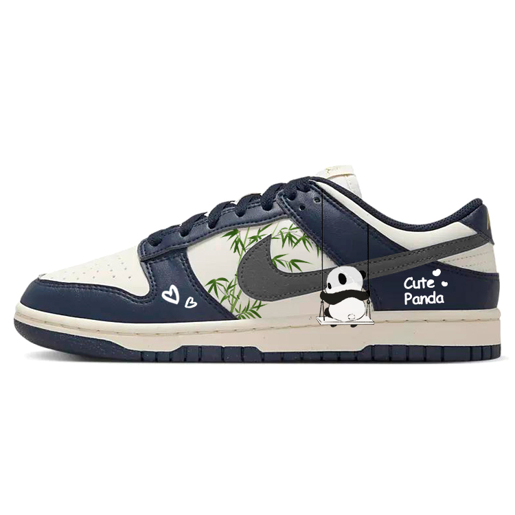 Nike Dunk Slip Resistant Shock Absorbers With Abrasion Resistant Properties Low Top Skateboard Shoes Unisex Blue White