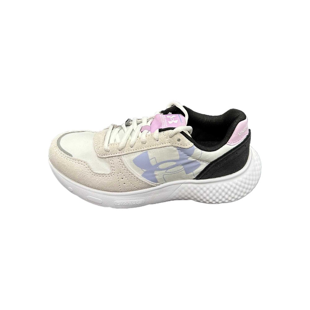 Under Armour Wear-resistant And Lightweight Low-Top Running Shoes Women's White