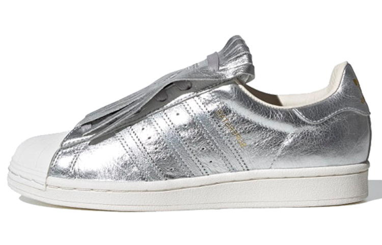 Adidas Women's Superstar Fringe 'Silver Metallic' Women's