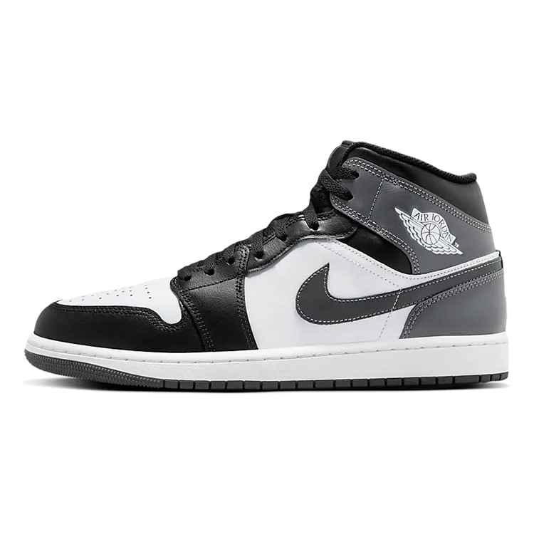 Jordan Air Jordan 1 Anti-Slip Wear-Resistant Mid-Top Vintage Basketball Shoes Unisex Black White купить в интернет-магазине Yoocart с быстрой доставкой по России.