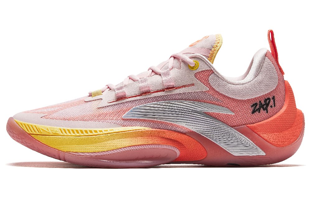 Anta Instantaneous 1 Honey Peach Low top Basketball Shoes Men's Pink