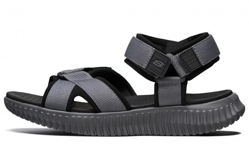 Skechers Elite Flex Sandal 'Grey Black'