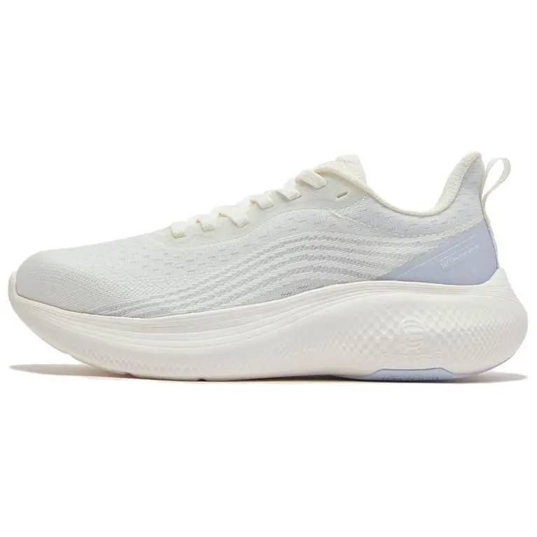 361° Anti Slip Wear Resistant Low Top Casual Running Shoes Women's White Blue