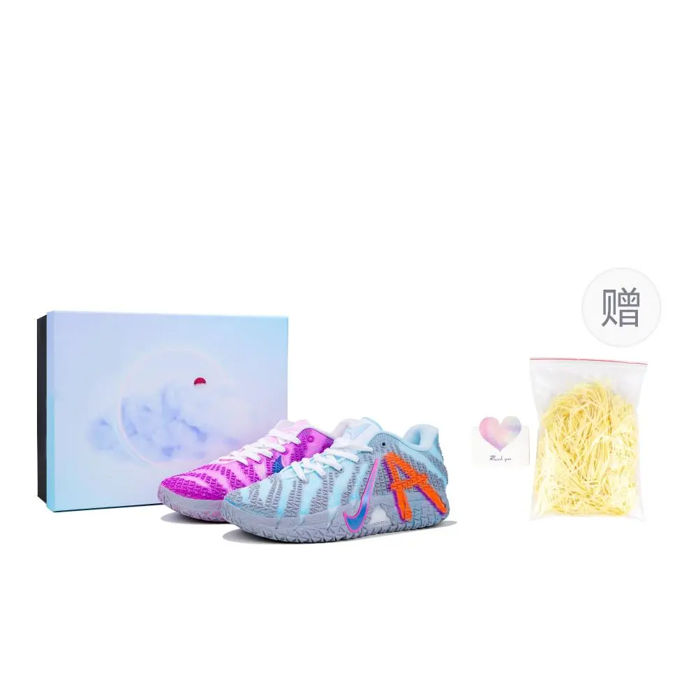 Nike Ja Morant 3 Low top Basketball Shoes Unisex Blue Pink
