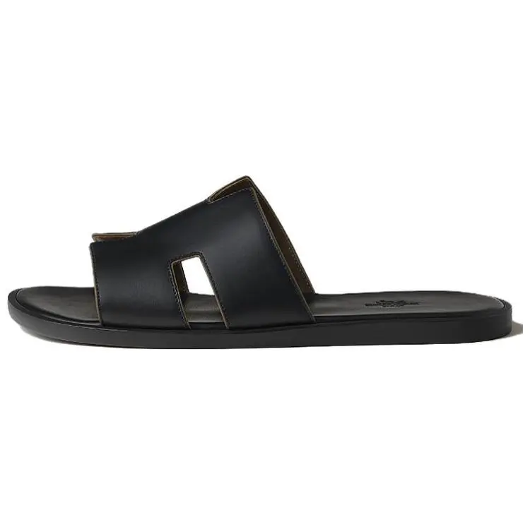 HERMES Izmir Slide Slippers Men's Black