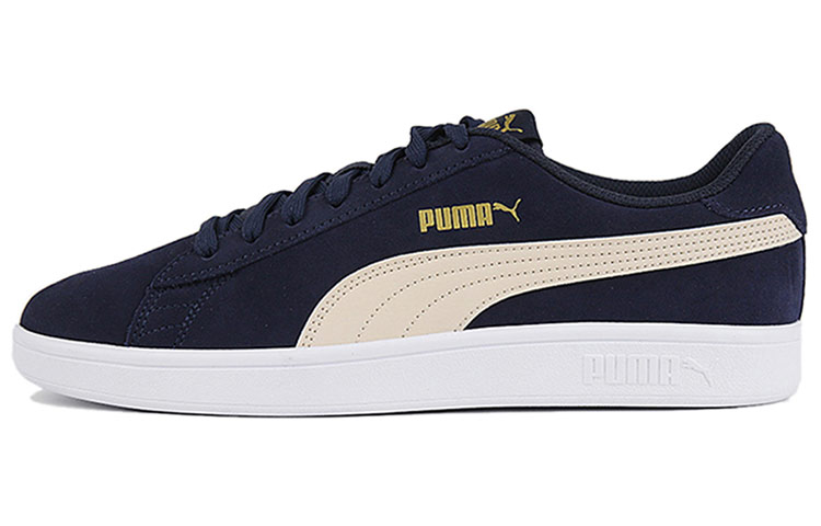 PUMA Smash V2 Retro Casual Skateboarding Shoes Unisex Deep Blue