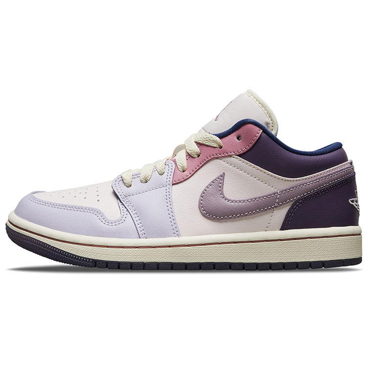 Jordan Air Jordan 1 Vintage Basketball Shoes Women's Low Top Pink/Purple