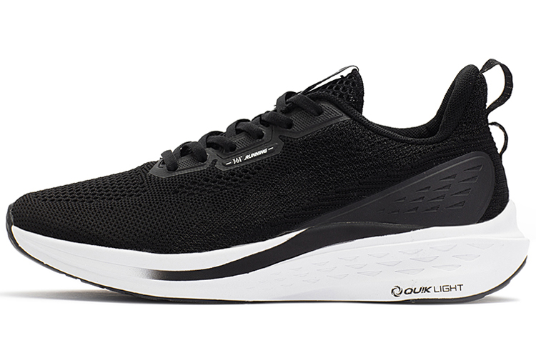 361° FlyFish 1 Anti Slip Wear Resistant Low Top Running Shoes Women's Obsidian Black