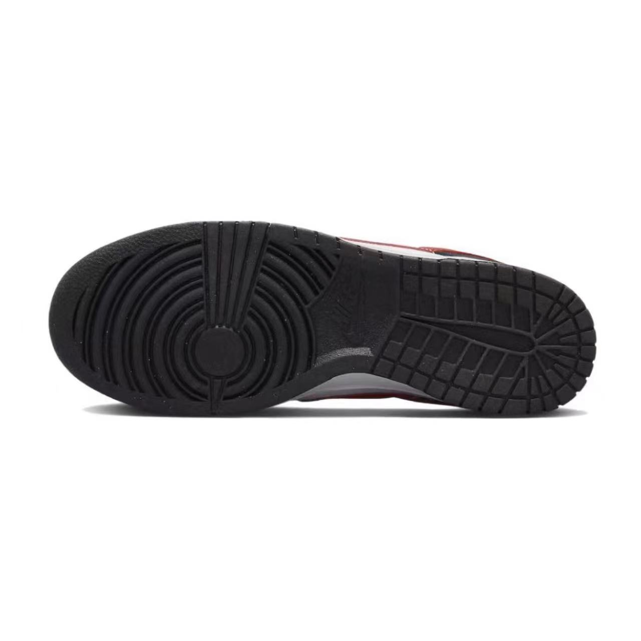 Nike Dunk Coverage Wear-Resistant Lightweight Breathable Low-Top Skateboard Shoes Men's Black Gray