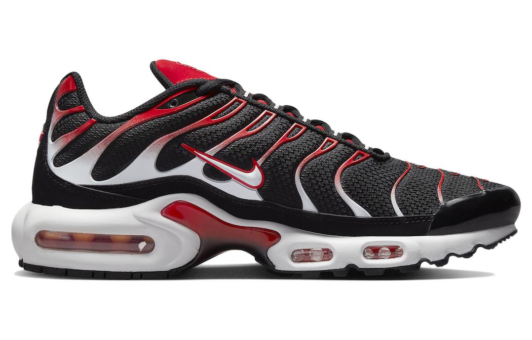 Nike Air Max Plus Black White University Red