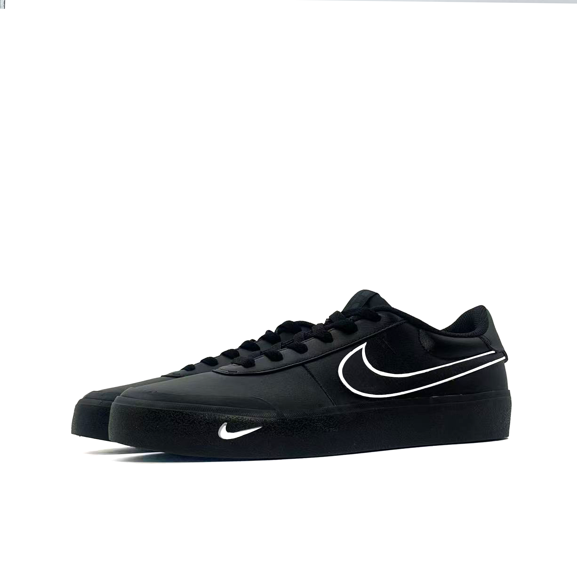 Nike Court Shot Anti Slip And Wear Resistant Lightweight Low Top Skateboard Shoes Men's Black купить в интернет-магазине Yoocart с быстрой доставкой по России.
