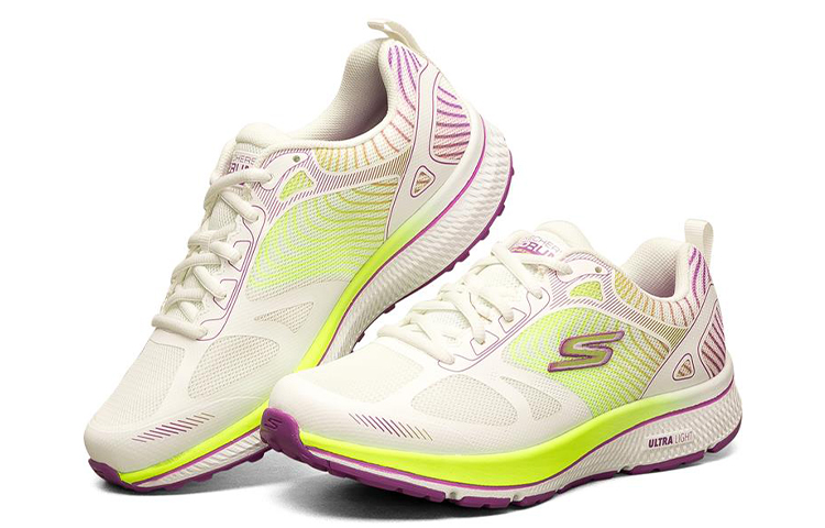 Skechers Go Run Consistent Low Top Casual Running Shoes Women's Yellow Purple купить в интернет-магазине Yoocart с быстрой доставкой по России.