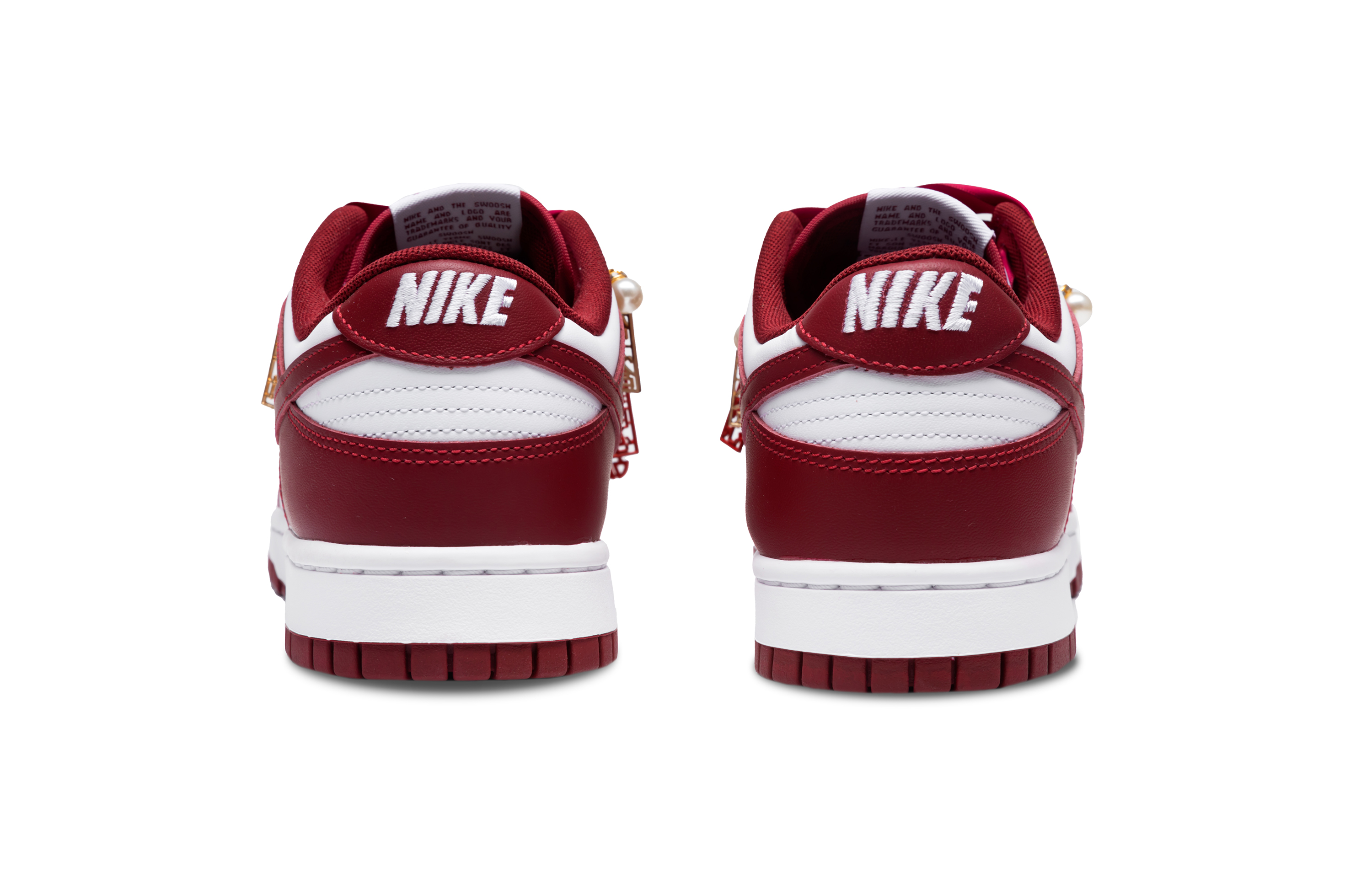 Nike Dunk Skateboard Shoes Men Low-Top Red/White/Gold купить в интернет-магазине Yoocart с быстрой доставкой по России.