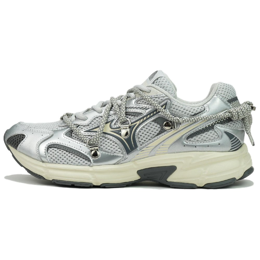 Mizuno Speed 2K Breathable Low Top Casual Sprint City Commute Running Shoes Unisex Black Silver